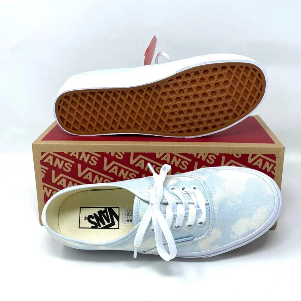 💖MEGA SALE💖VANS Women  VN0A348A3XO Authentic Bleach Wash Ballad Blue Canvas